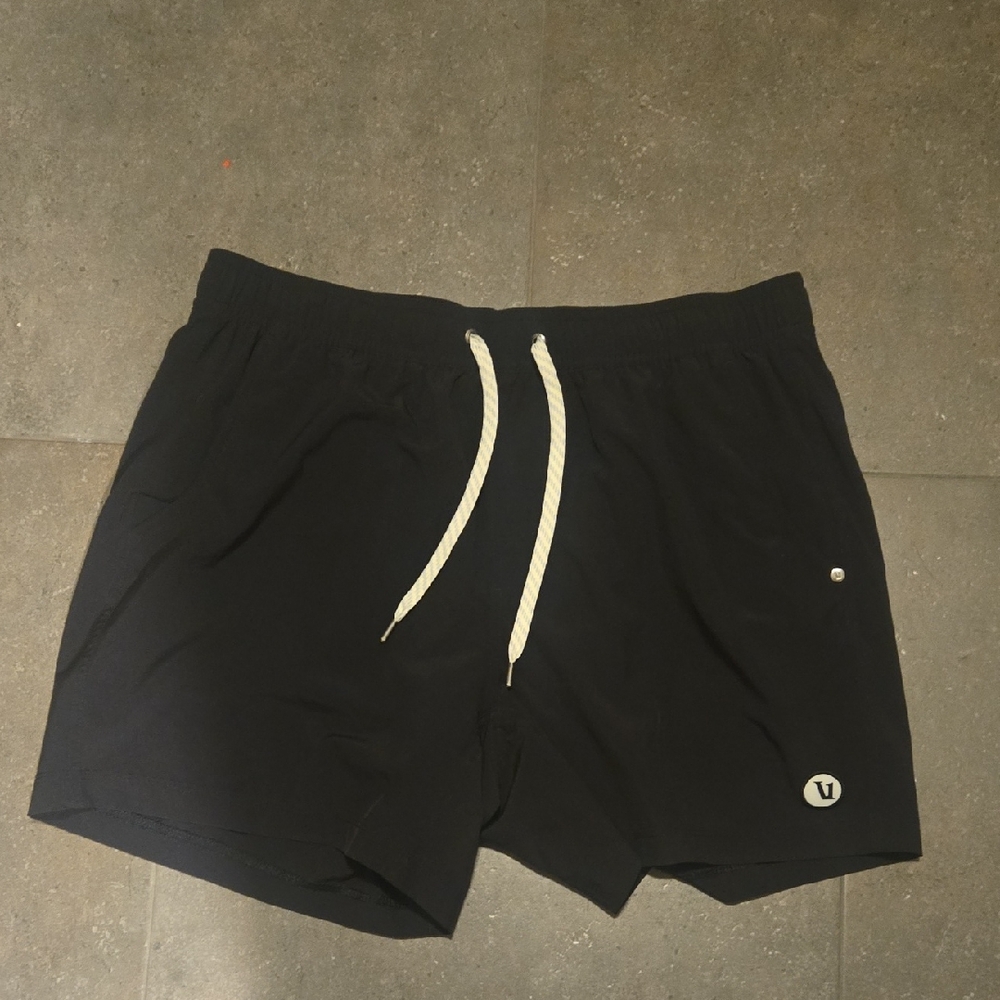 Vuori Men's Black Athletic Shorts